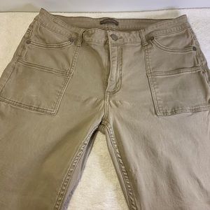 Womens Bit & Bridle khaki pants work size 14